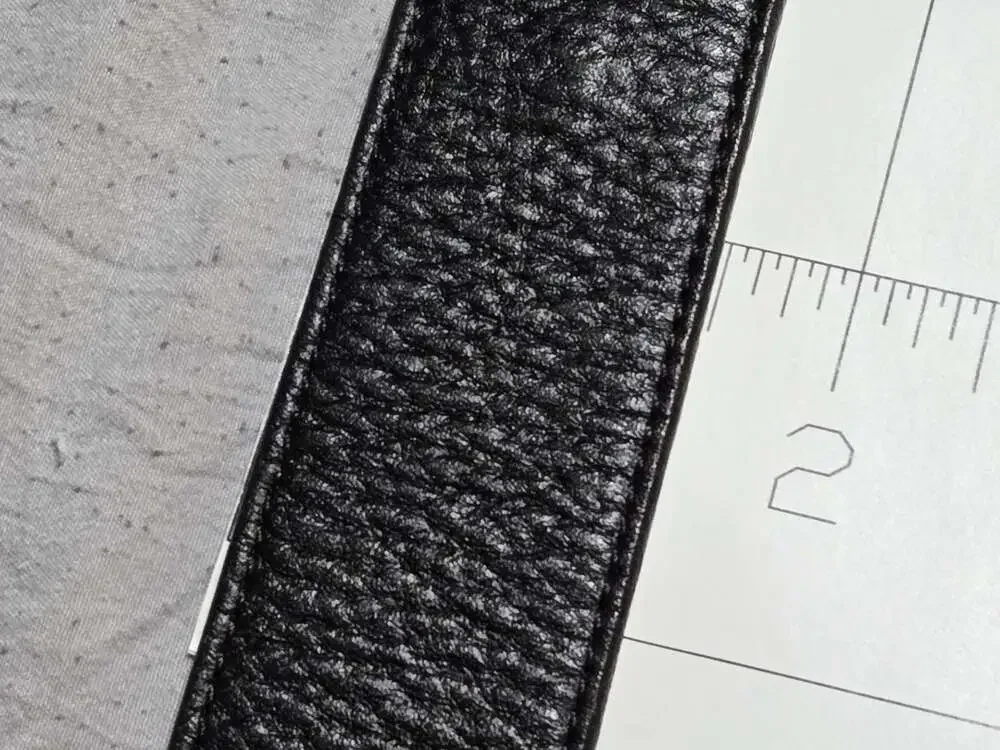 Harley-Davidson Men's Genuine Leather Money Zipper Belt with Chrome Bar & Shield